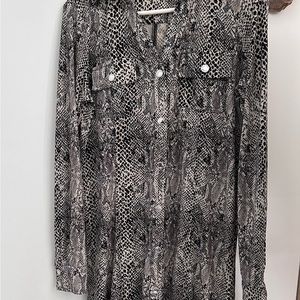 Michael Kors snake pattern dress.